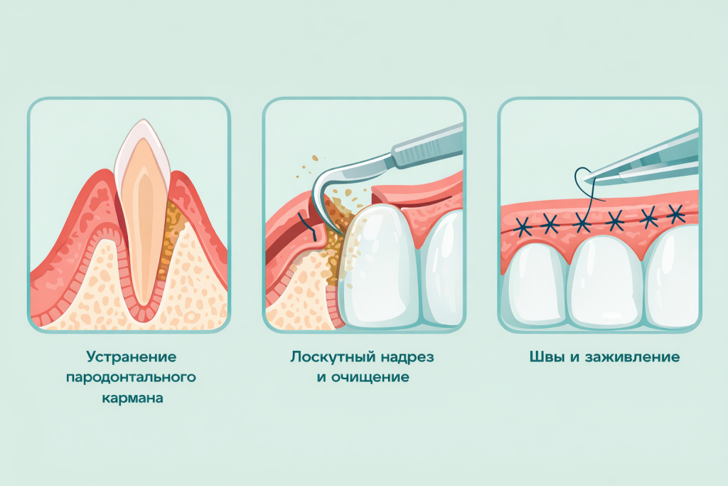 Преимущества лечения с помощью лоскутной операции Преимущества лечения с помощью лоскутной операции