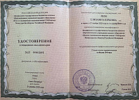 Леон Елизавета Юрьевна повышение квалификации